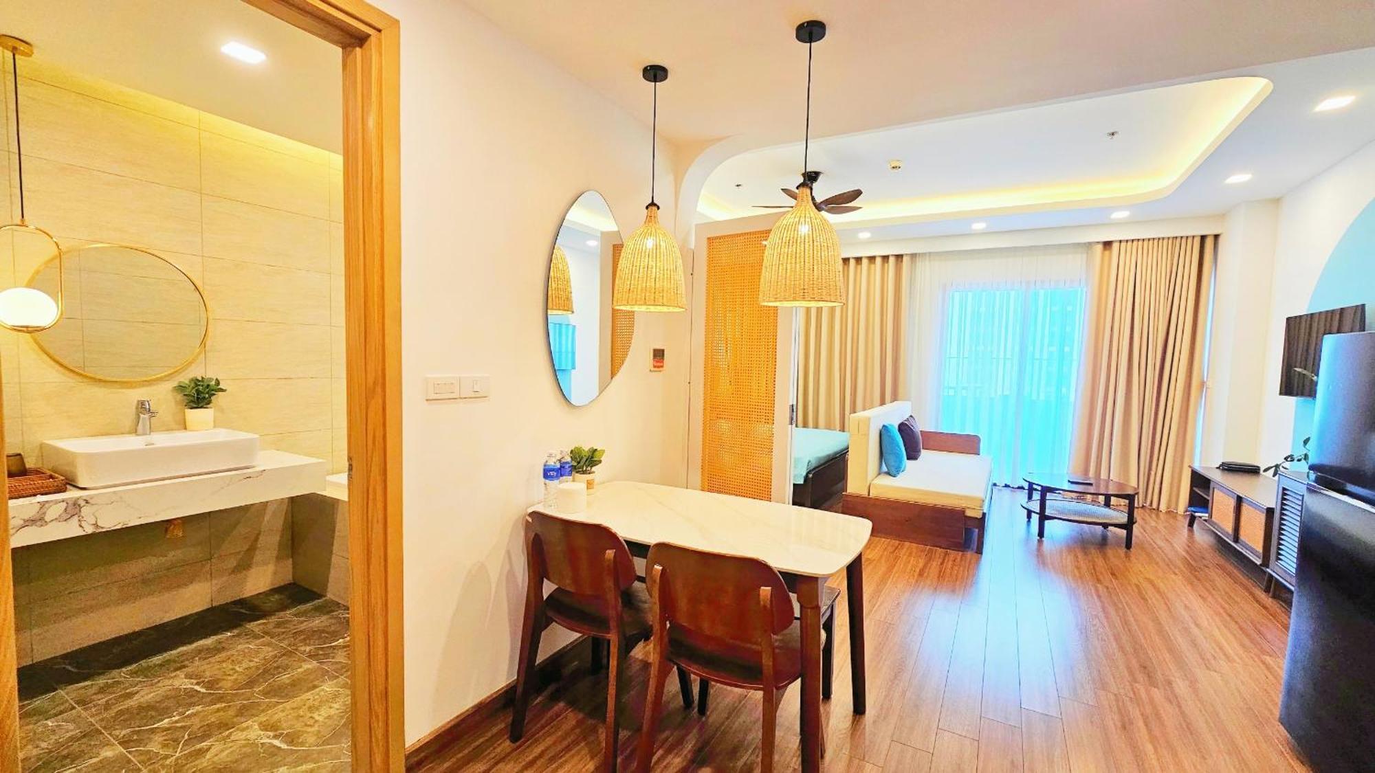FLC sea tower Ưu Đãi Khủng 1 phòng ngủ 2 giường đôi lớn. Quy Nhơn Ngoại thất bức ảnh